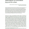 Cutting at the edge: observations on innovation beyond the urban